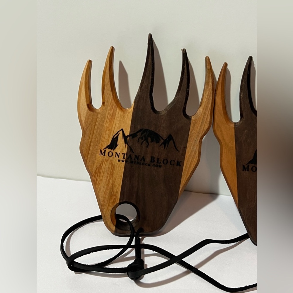 Bear Claw Salad Servers Meat Shredder Montana Block Wood - Picture 3 of 8